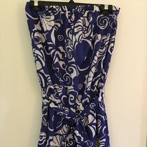 Lilly Pulitzer Tube Top Romper; Size M